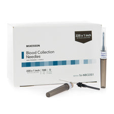 McKesson Blood Collection Needle, 22 Gauge, 1 Inch Length