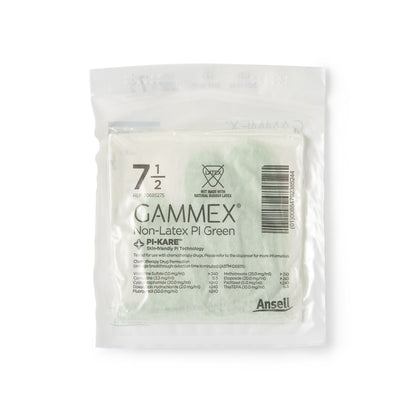 Gammex® Non-Latex PI Green Polyisoprene Surgical Glove, Size 7.5, Light Green
