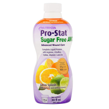 Nutricia North America 78383 Pro-Stat Sugar Free AWC Citrus Splash Complete Liquid Protein, 30-ounce Bottle