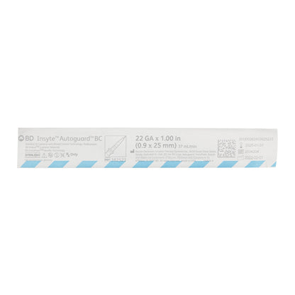 Insyte Autoguard BC Peripheral IV Catheter, 22 Guage by BD product image - view 3
