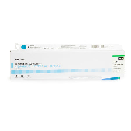 McKesson 16-MH1614 Urethral Catheter, 14 Fr., 16 Inch, Straight Tip