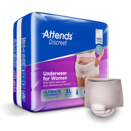 Attends ADUF40 Discreet Women's Underwear, Level 5, X-Large