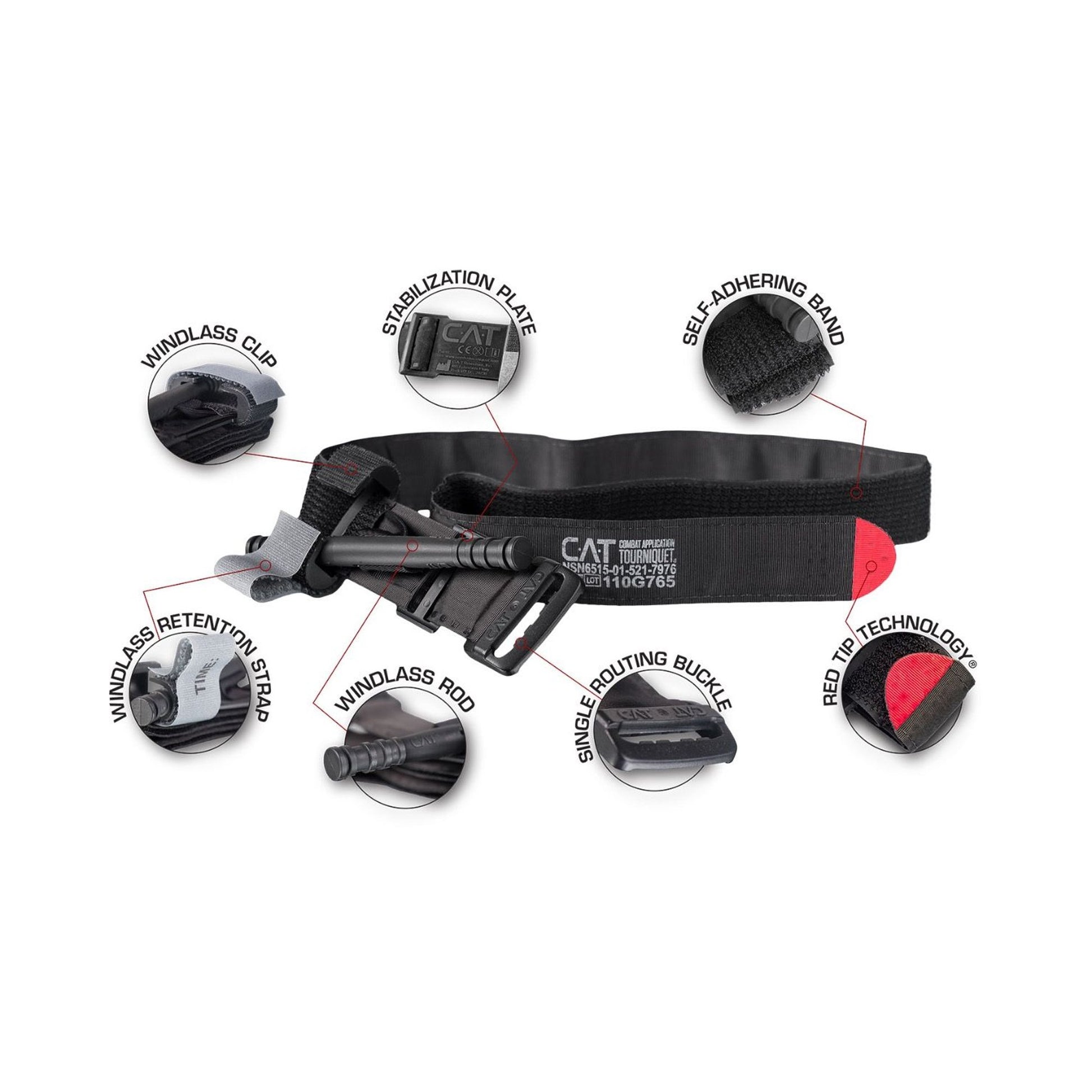 North American Rescue Combat Tourniquet, 6 Inch Length by North American Rescue product image - view 2