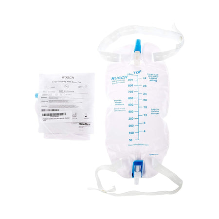 Teleflex 452932 Easy Tap Urinary Leg Bag, 1000 mL