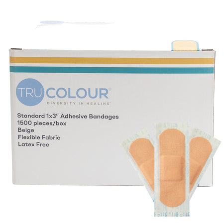 Tru-Colour TCB-AB1500 TruColour Beige Adhesive Strip, 1 x 3 Inch