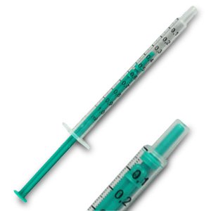 Acuderm BB 9166017V Injekt General Purpose Syringe, 1 mL