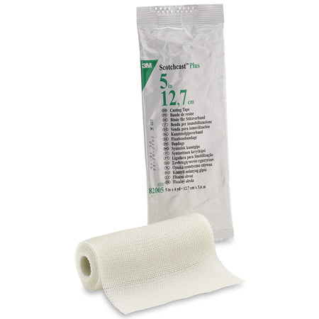 Solventum 82005 3M Scotchcast Plus Cast Tape, White, 5 Inch x 4 Yard