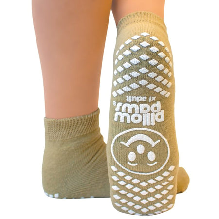 Principle Business Enterprises 1097 Pillow Paws Single Tread Terries Slipper Socks, Adult X-Large