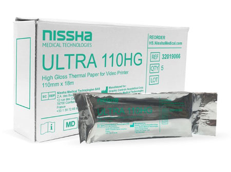 Graphic Controls Industrial 32019066 Ultrasound Video Paper Nissha Roll High Gloss Without Grid