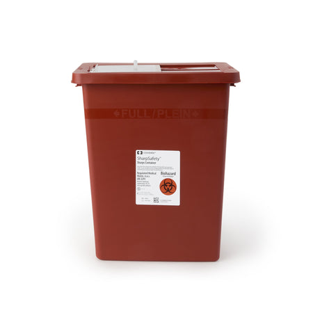 Cardinal 8980S SharpSafety Multi-purpose Sharps Container, 8 Gallon