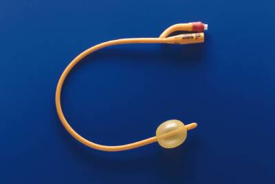 Teleflex 180730240 Rüsch Gold Foley Catheter, 24 Fr., 30 cc, 2-Way