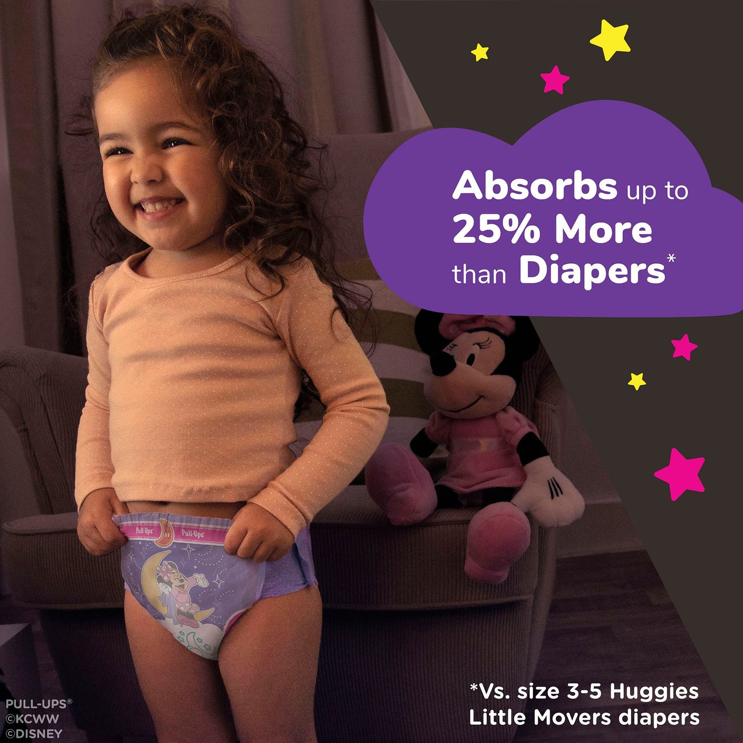 Huggies® Pull-Ups® Night-Time® Training Pants, 3T to 4T