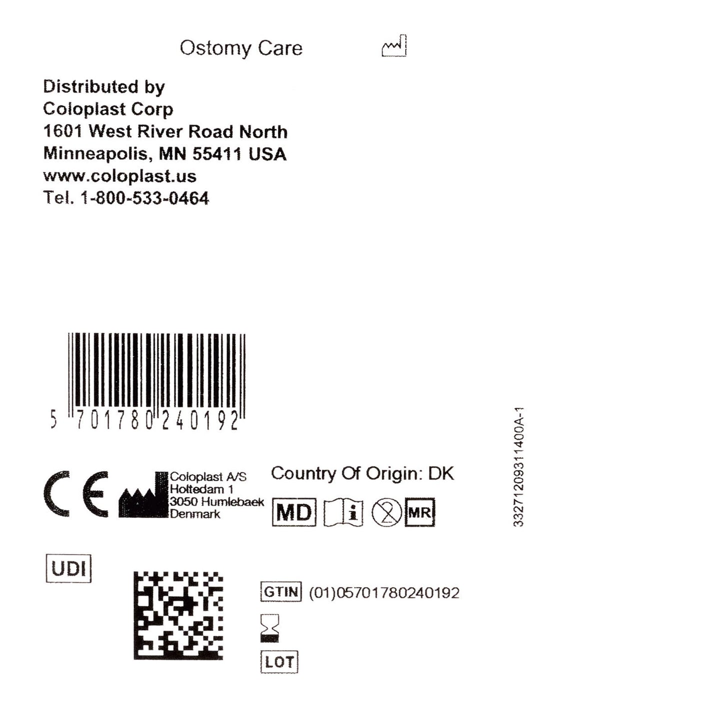 Ostomy Seal Brava® Convex, Starter Hole 1-3/8 Inch (35mm)