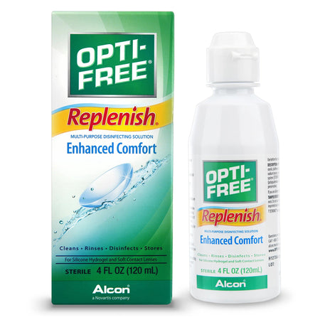 Alcon 65035604 Opti Free Replenish Enhanced Comfort Multi-Purpose Disinfecting Solution
