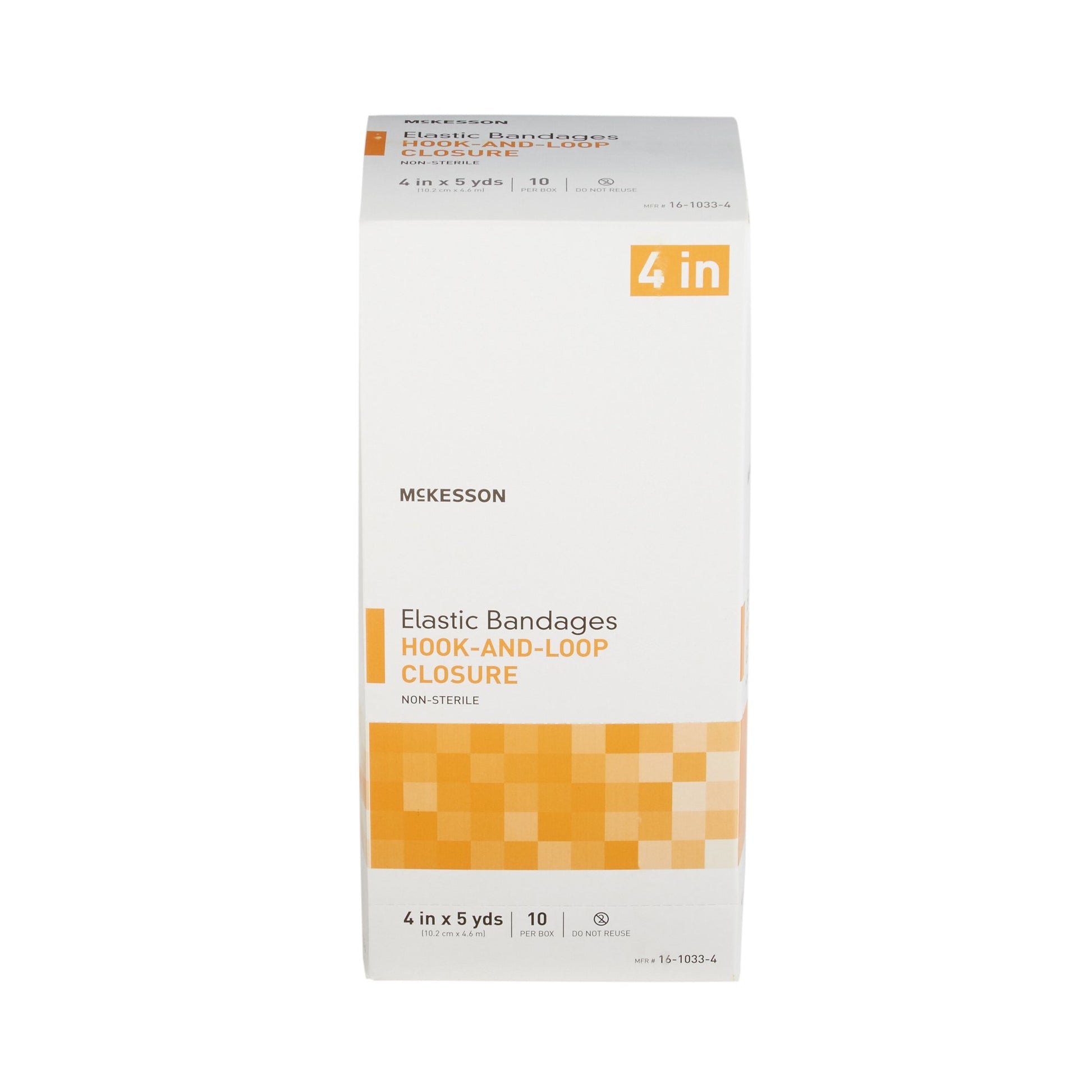 McKesson Hook and Loop Closure Elastic Bandage, 4 Inch x 5 Yard by McKesson Brand product image - view 6