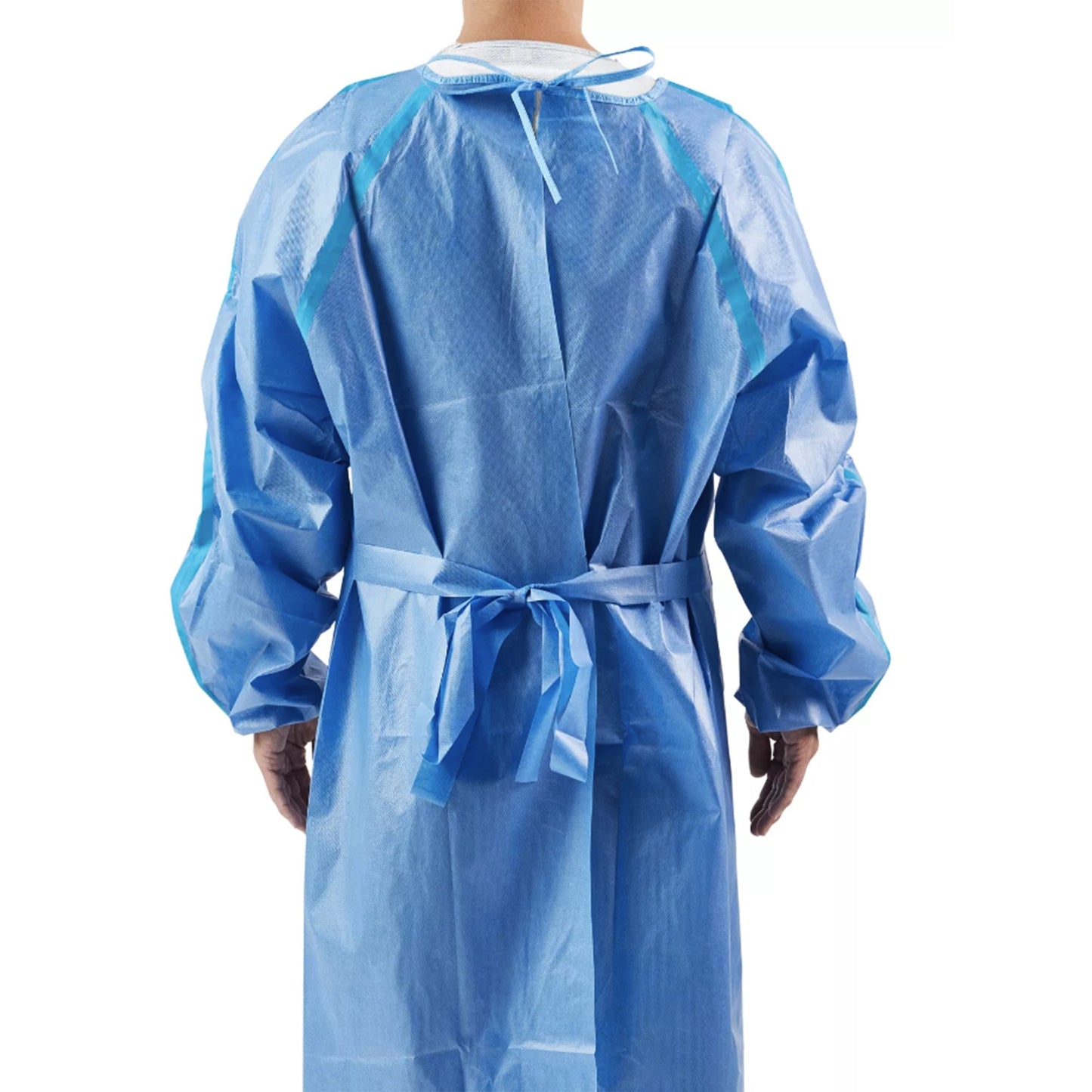 Chemotherapy Procedure Gown Cardinal Health™ One Size Fits Most Blue NonSterile AAMI Level 4 Disposable
