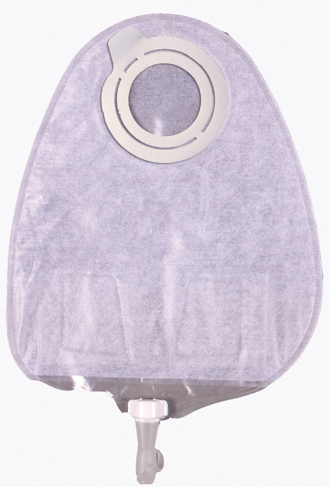 Assura® 2-Piece Transparent Urostomy Pouch, Green Match