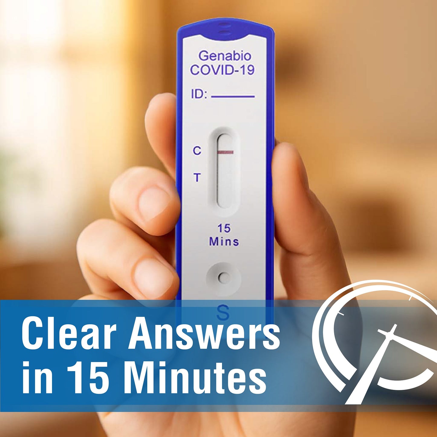 Genabio® COVID-19 at Home Rapid Self-Test Kit, Two Tests per Pack