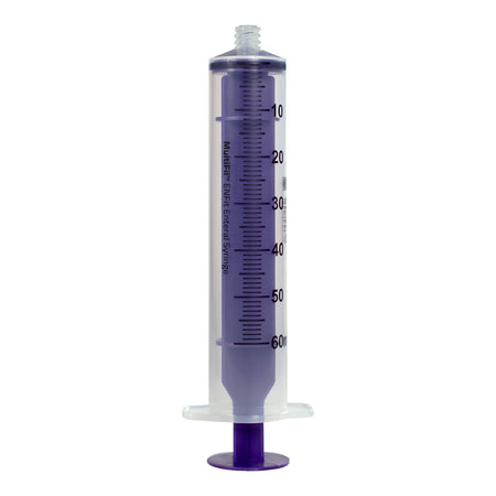 Vesco Medical VED-660R Enteral / Oral Syringe, 60 mL, Enfit Tip, Flat Top Style