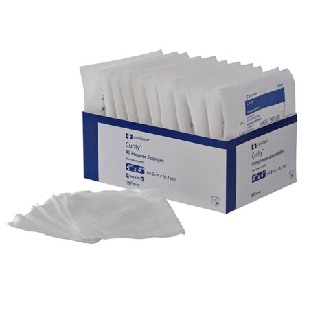 Cardinal 8045 Curity Sterile Nonwoven Sponge, 4 x 4 Inch, 4-Ply