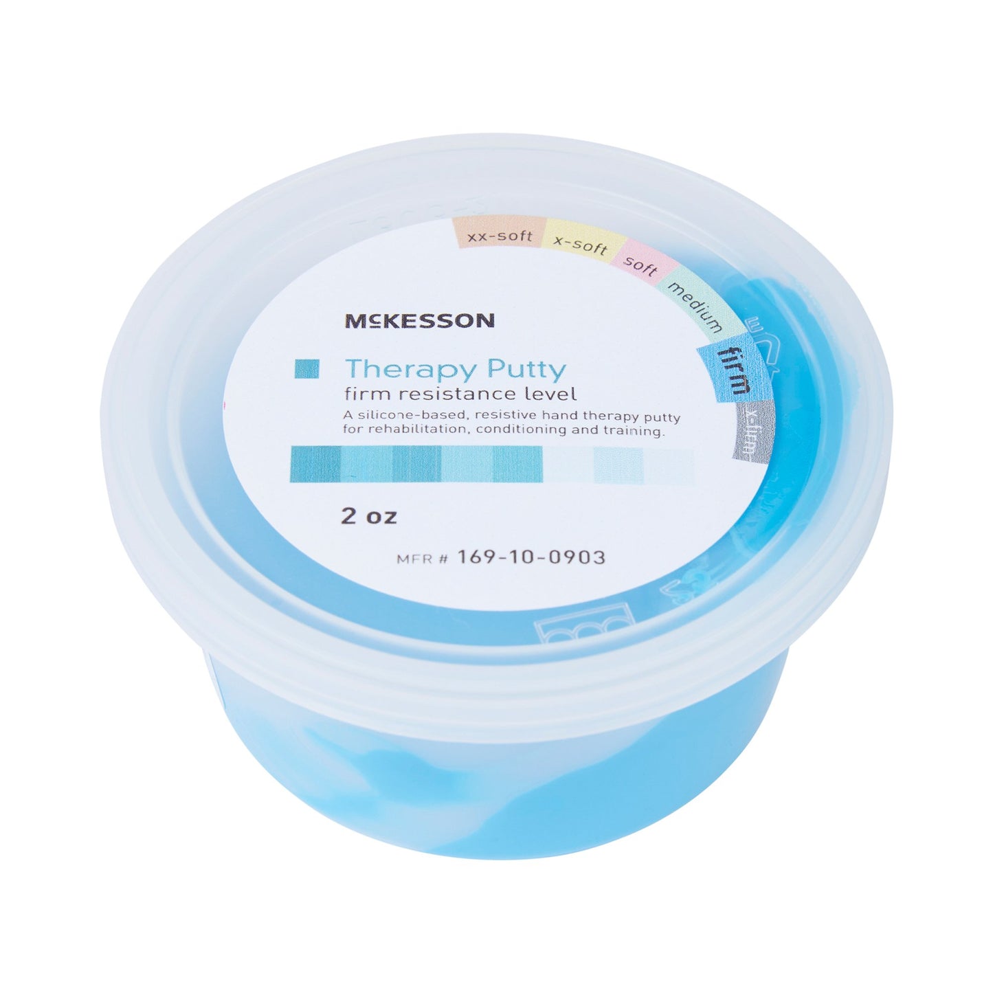 McKesson Therapy Putty, Blue, Firm, 2-ounce canister