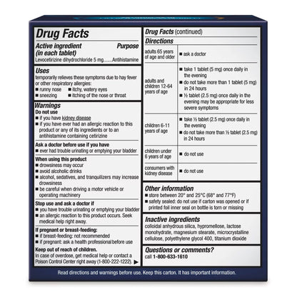 Xyzal® Allergy 24 HR Tablets
