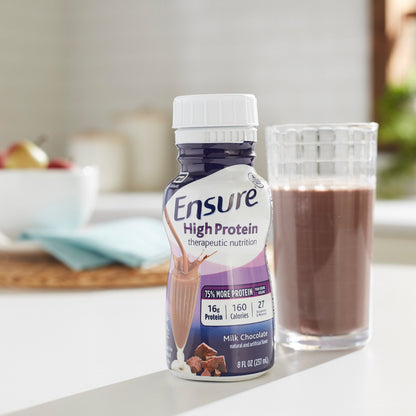 Ensure® High Protein Therapeutic Nutrition, Chocolate, 8-ounce bottle