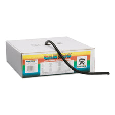 CanDo® Low Powder Exercise Resistance Tubing, Black, 100', X-Heavy Resistance