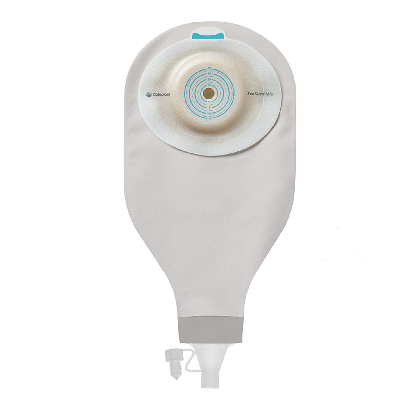 SenSura® Mio High Output 1-Piece Transparent Ostomy Pouch, 10 – 43 mm Stomas
