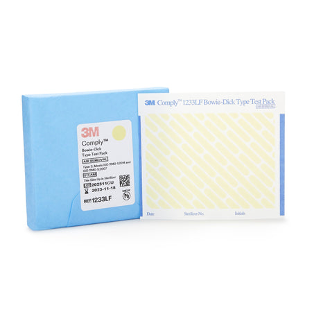 3M 1233LF Comply Sterilization Bowie-Dick Test Pack, Type 2, Steam, 270° - 273° F