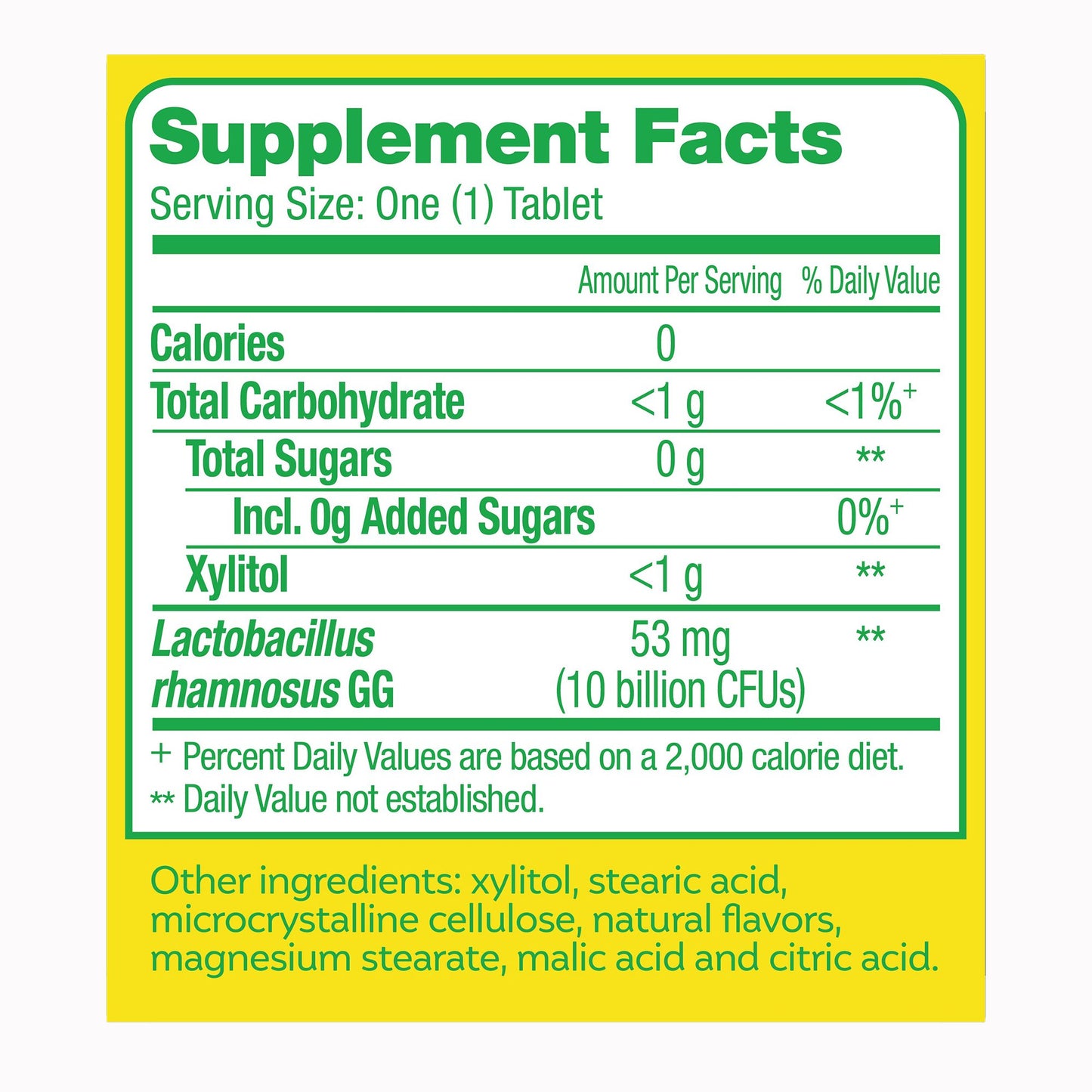 Culturelle® Digestive Daily Probiotic Chewables Tablets Fresh Orange