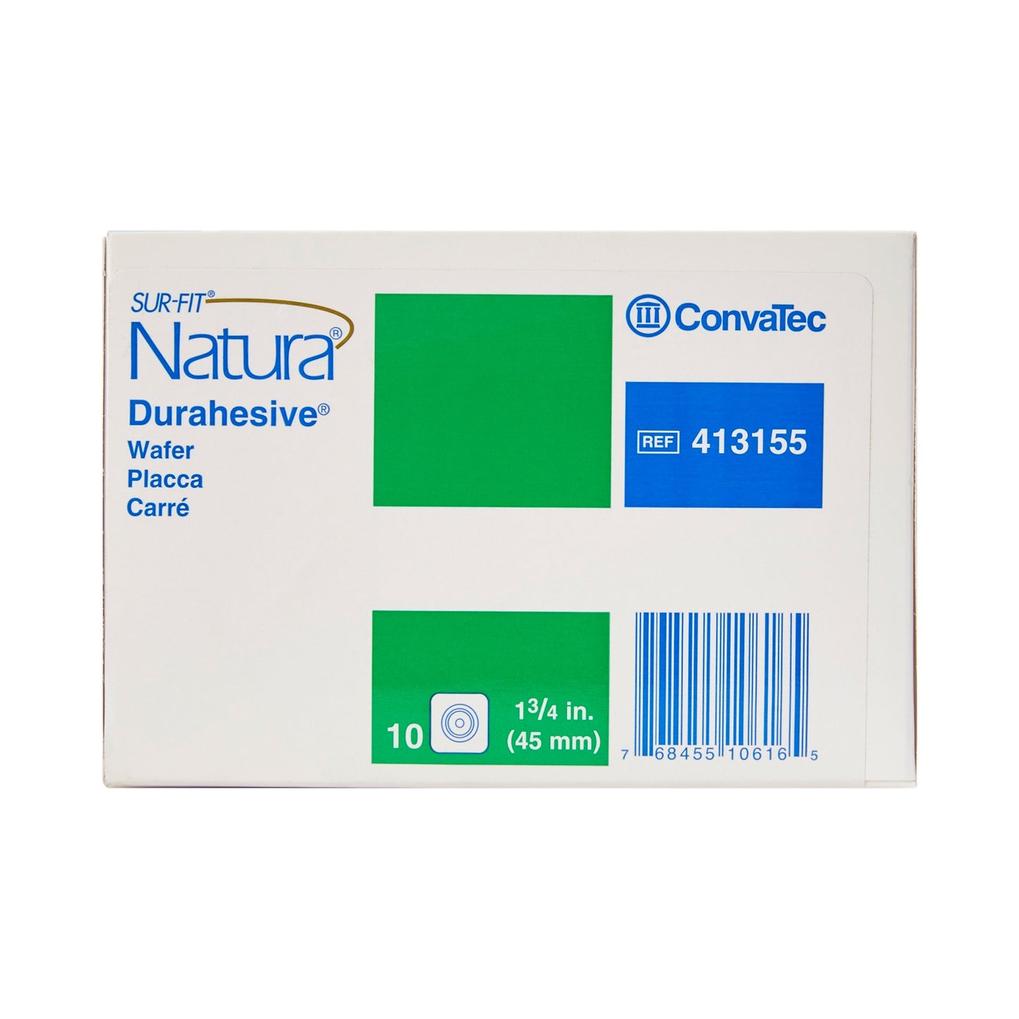Sur-Fit Natura® Two-Piece Durahesive® Skin Barrier, 45 mm flange