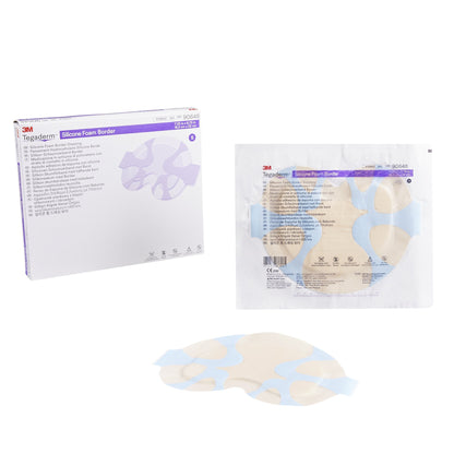 3M™ Tegaderm™ Silicone Foam Dressing, 7-1/4 x 8-3/4 Inch