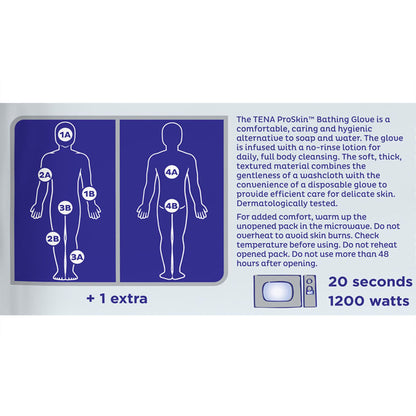 TENA® ProSkin™ Bathing Gloves, Freshly Scented
