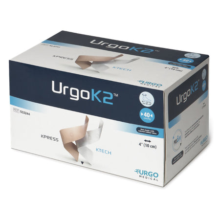 Urgo Medical 553244 URGOK2 Self-adherent Closure Two-Layer Compression Bandage System