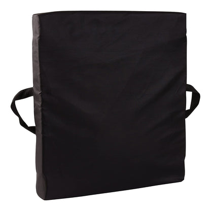 Mabis® Wheelchair Seat Cushion, Black, 16 D x 20 W x 2 H in.