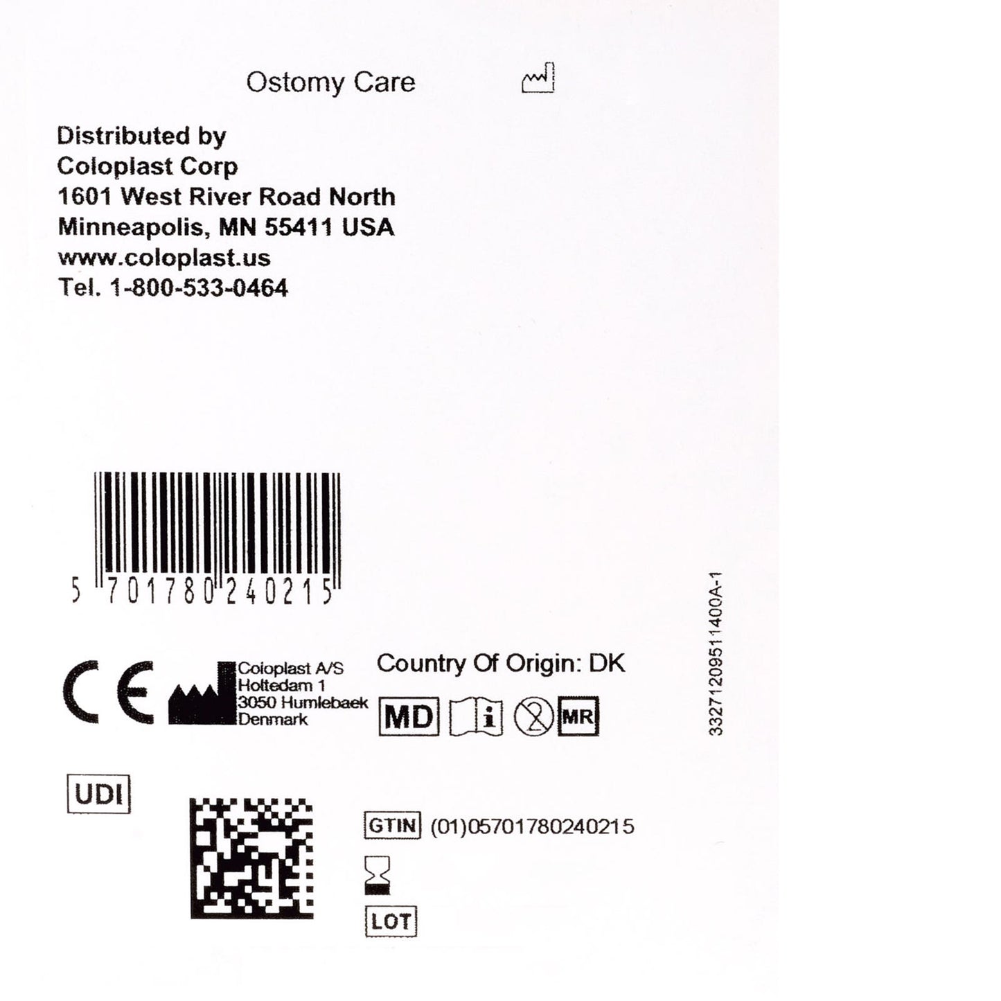Ostomy Seal Brava® Convex, Starter Hole 1-3/4 Inch (45mm)