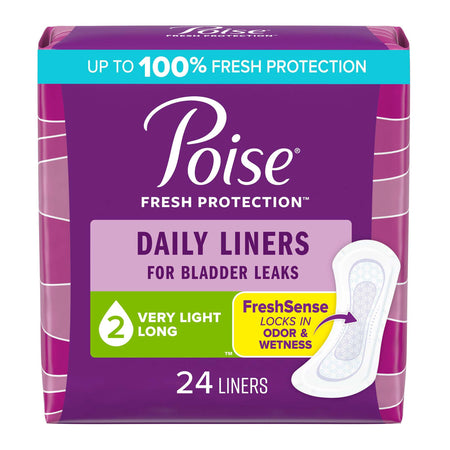 Kimberly-Clark 19308 Poise Bladder Control Pads for Women, Light Absorbency, 8.5-Inch