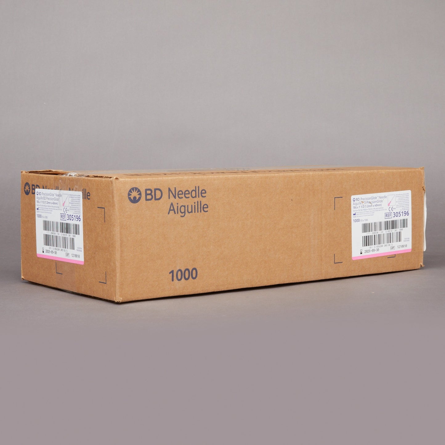 PrecisionGlide™ Hypodermic Needle, 18 Gauge, 1-1/2 Inch Length