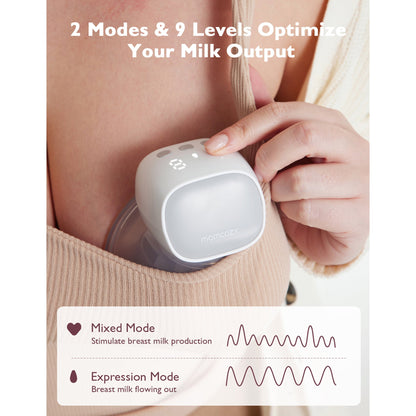 Hands Free Double Electric Breast Pump Momcozy S9 Pro-N