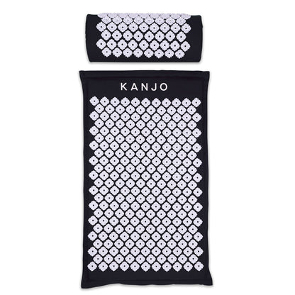 Kanjo Memory Foam Acupressure Mat Set, Black