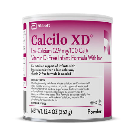 Abbott Nutrition 53328 Calcilo XD Low-Calcium/Vitamin D-Free with Iron Powder Infant Formula, 13.2-oz.