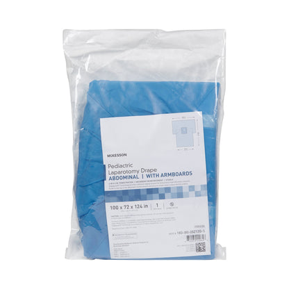 McKesson Sterile Pediatric Laparotomy Drape, 100 x 72 x 124 Inch