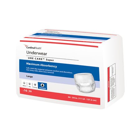 Cardinal 1205A Sure Care Protective Incontinence Underwear, Super Absorbent, Unisex