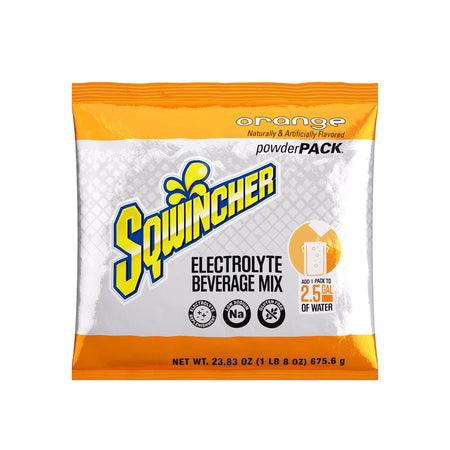 Kent Precision Foods 159016041 Sqwincher Powder Pack Orange Electrolyte Replenishment Drink Mix