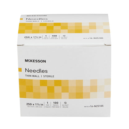 McKesson Hypodermic Needle, 25 Gauge, 1½ Inch