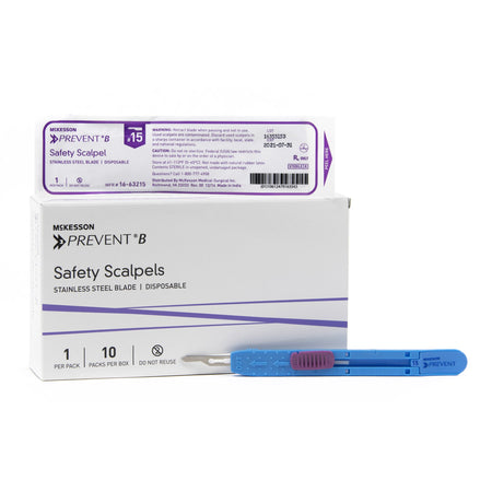 McKesson Prevent® B Safety Scalpel, Size 15