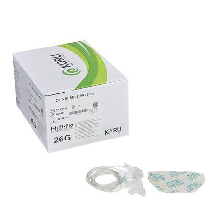 Sub-Q Infusion Set HIgH-Flo™5 5 X 26 Gauge 9 mm 20 Inch Tubing Without Port