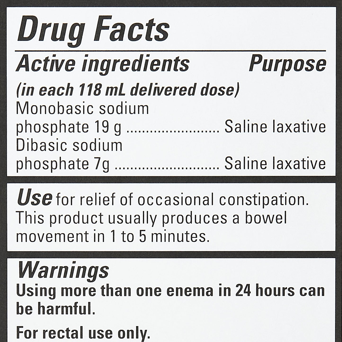 Fleet® Enema, 4.5-ounce squeeze bottle