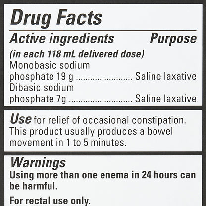 Fleet® Enema, 4.5-ounce squeeze bottle
